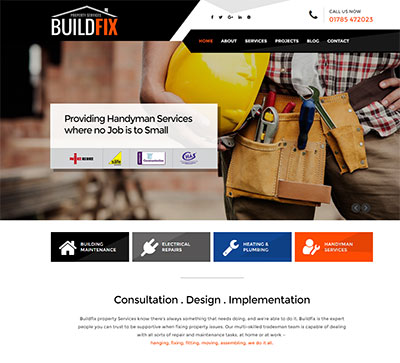 Buildfix website screenshot